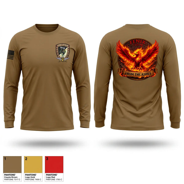 Long Sleeve Performance Shirt, Fenix, 1-227 AB, 1 ACB, 1 CD, Army, Teamtime, Team time, sublimation, custom sports apparel, team uniforms, spirit wear, spiritwear, sports uniforms, custom shirts, team store, custom team store, fundraiser sports, apparel fundraiser