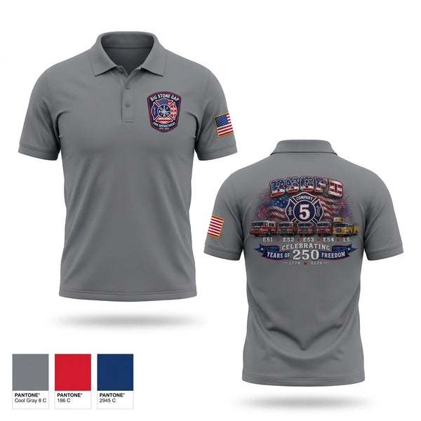 Short Sleeve Performance Polo, Big Stone Gap, Fire Department, Teamtime, Team time, sublimation, custom sports apparel, team uniforms, spirit wear, spiritwear, sports uniforms, custom shirts, team store, custom team store, fundraiser sports, apparel fundraiser