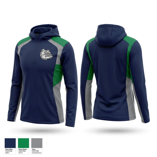 Quarter Zip Jacket, West Bend 9U Bulldogs, Baseball, Teamtime, Team time, sublimation, custom sports apparel, team uniforms, spirit wear, spiritwear, sports uniforms, custom shirts, team store, custom team store, fundraiser sports, apparel fundraiser