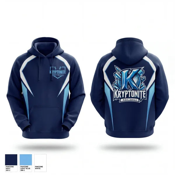 Hoodie, Kryptonite 8U (Burns, TN), Softball, Teamtime, Team time, sublimation, custom sports apparel, team uniforms, spirit wear, spiritwear, sports uniforms, custom shirts, team store, custom team store, fundraiser sports, apparel fundraiser