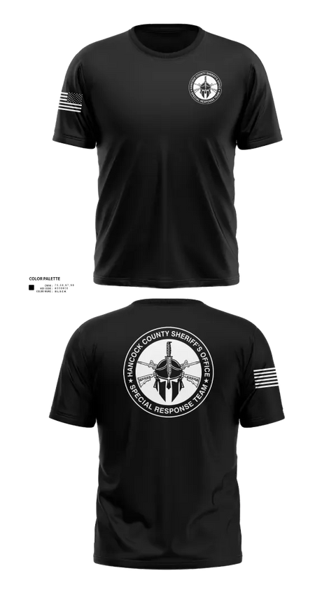 Short Sleeve Performance Shirt, Hancock County Special Response Team, Police, Teamtime, Team time, sublimation, custom sports apparel, team uniforms, spirit wear, spiritwear, sports uniforms, custom shirts, team store, custom team store, fundraiser sports, apparel fundraiser