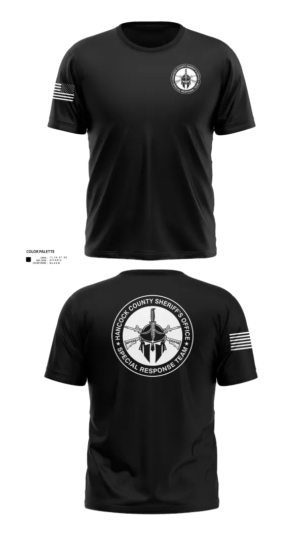 Short Sleeve Performance Shirt, Hancock County Special Response Team, Police, Teamtime, Team time, sublimation, custom sports apparel, team uniforms, spirit wear, spiritwear, sports uniforms, custom shirts, team store, custom team store, fundraiser sports, apparel fundraiser
