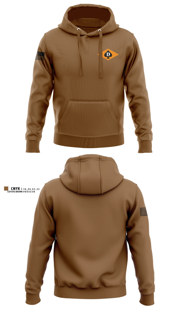 Hoodie, Dog Company, Army, Teamtime, Team time, sublimation, custom sports apparel, team uniforms, spirit wear, spiritwear, sports uniforms, custom shirts, team store, custom team store, fundraiser sports, apparel fundraiser