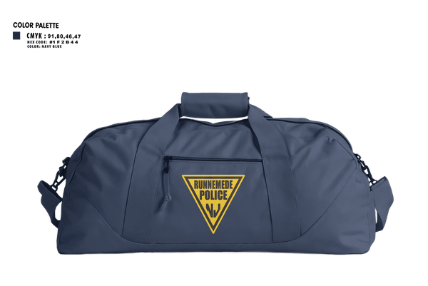 Duffle Bag, Runnemede Police, Police, Teamtime, Team time, sublimation, custom sports apparel, team uniforms, spirit wear, spiritwear, sports uniforms, custom shirts, team store, custom team store, fundraiser sports, apparel fundraiser