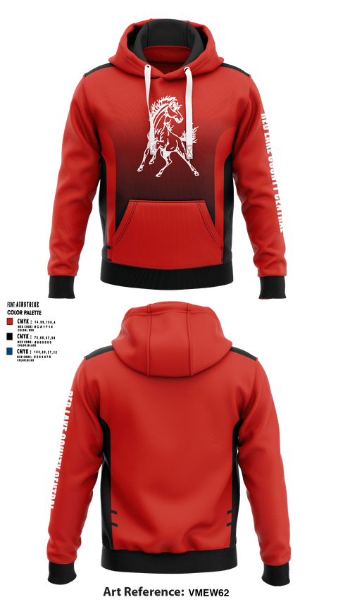 Red Lake County Central Volleyball 76259613 Hoodie - 3