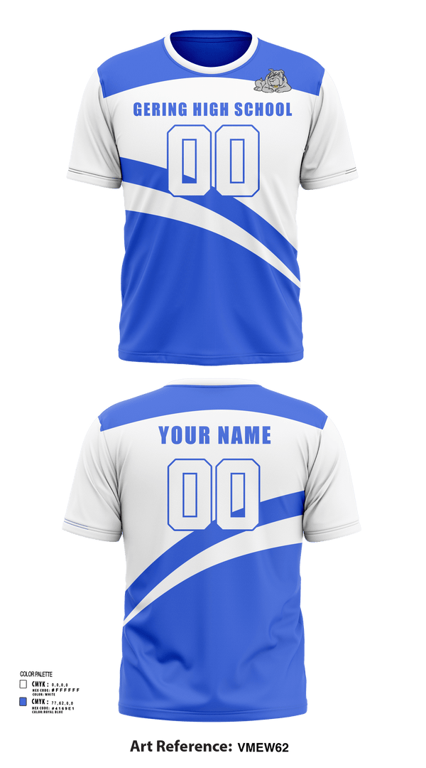 Gering High School Volleyball 94429714 Short Sleeve Performance Shirt - 157