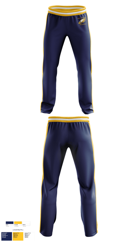 West Babylon High School Volleyball 94859140 Sweatpants - 1