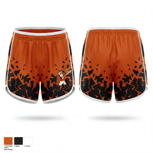 Womens Shorts, Bridgeport Barnums, Baseball, Teamtime, Team time, sublimation, custom sports apparel, team uniforms, spirit wear, spiritwear, sports uniforms, custom shirts, team store, custom team store, fundraiser sports, apparel fundraiser