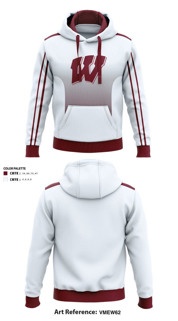 Waskom High School Volleyball 72378771 Hoodie - 1