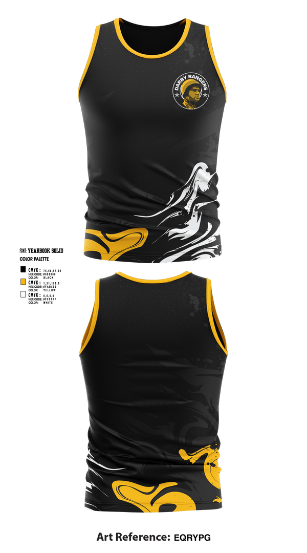 Darby Middle School Cross Country 88381014 Tank Top - 1