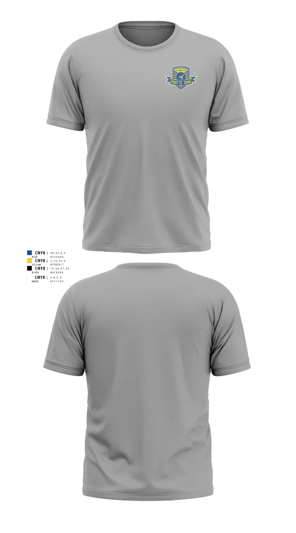 Short Sleeve Performance Shirt, Port St John United Soccer Club, Men's Soccer, Teamtime, Team time, sublimation, custom sports apparel, team uniforms, spirit wear, spiritwear, sports uniforms, custom shirts, team store, custom team store, fundraiser sports, apparel fundraiser