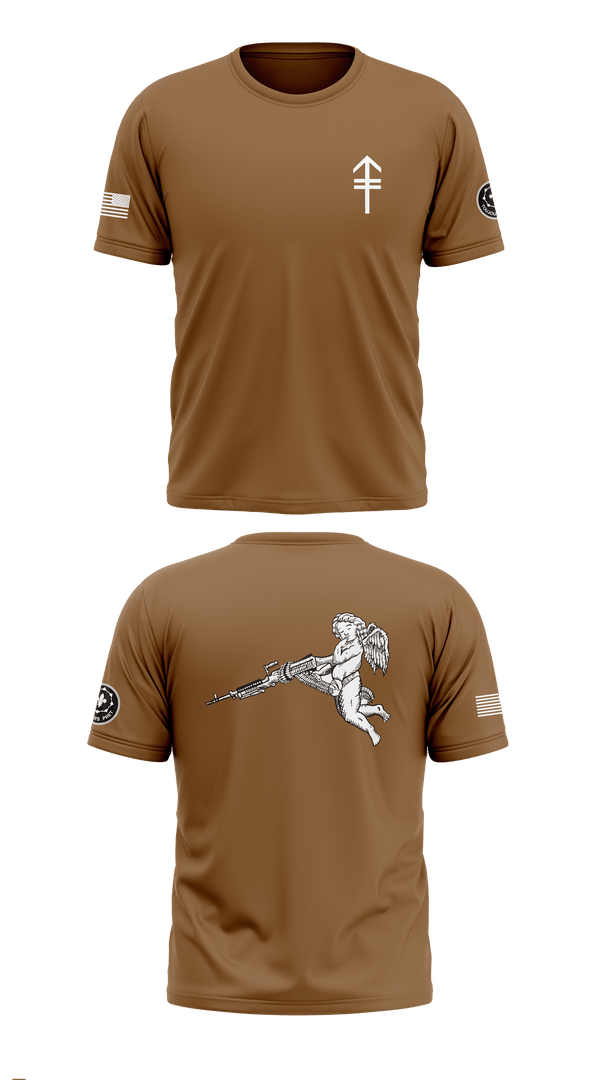 E TRP 3RD PLT WEAPONS SQUAD 26092004 Old School Cotton Feel Shirt - 2