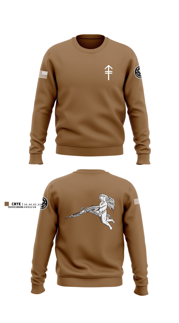 E TRP 3RD PLT WEAPONS SQUAD 26092004 Crew Neck Sweatshirt - 2
