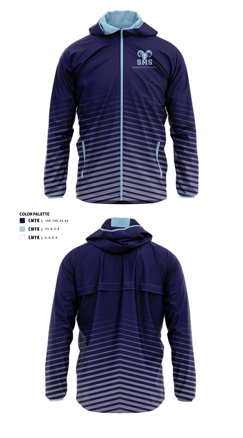 Seabrook Middle School Cross Country 67061489 Windbreaker - 1
