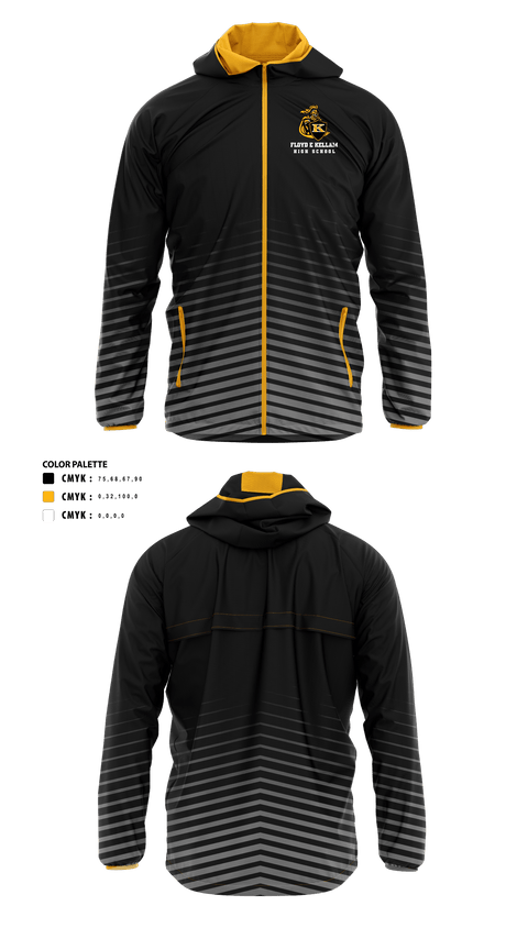 Floyd E Kellam High School Cross Country 93737190 Windbreaker - 1