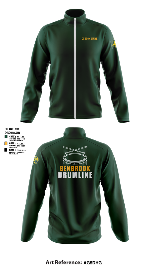 Benbrook High School Bobcat Marching Band 42896694 Fleece Jacket - 2