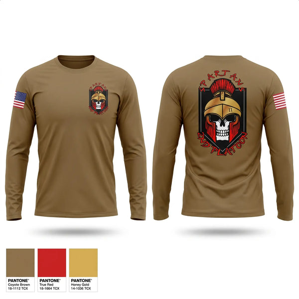 Long Sleeve Performance Shirt, Spartans, Army, Teamtime, Team time, sublimation, custom sports apparel, team uniforms, spirit wear, spiritwear, sports uniforms, custom shirts, team store, custom team store, fundraiser sports, apparel fundraiser