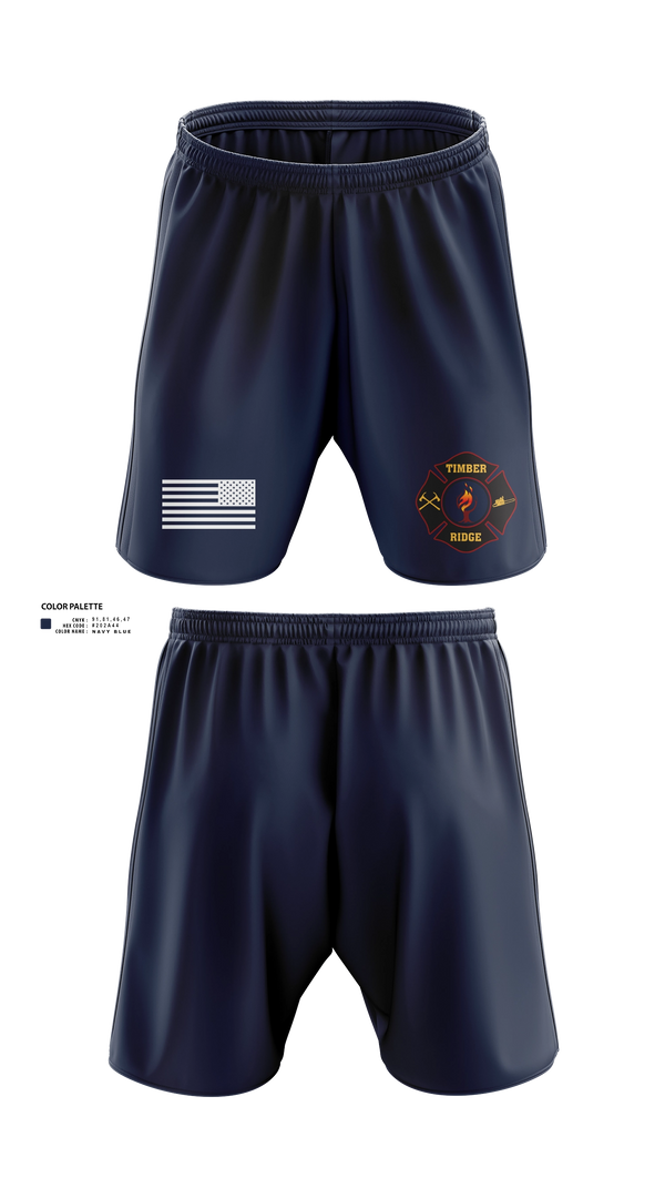 Athletic Shorts With Pockets, Timber ridge fire, Fire Department, Teamtime, Team time, sublimation, custom sports apparel, team uniforms, spirit wear, spiritwear, sports uniforms, custom shirts, team store, custom team store, fundraiser sports, apparel fundraiser