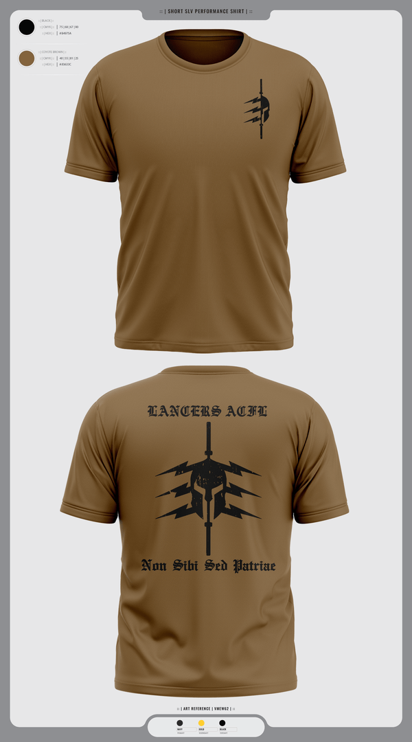 LANCERS ACFL 55987769 Short Sleeve Performance Shirt - 15