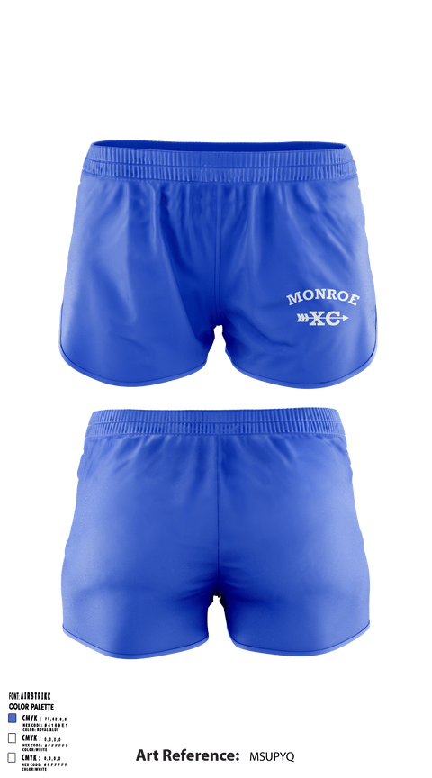Monroe Cross Country 86835649 Track Shorts - 1