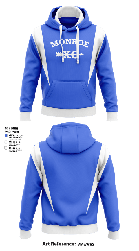 Monroe Cross Country 86835649 Hoodie - 1