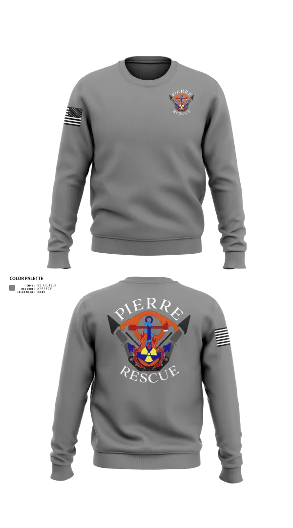 Crew Neck Sweatshirt, Pierre Rescue, , Teamtime, Team time, sublimation, custom sports apparel, team uniforms, spirit wear, spiritwear, sports uniforms, custom shirts, team store, custom team store, fundraiser sports, apparel fundraiser