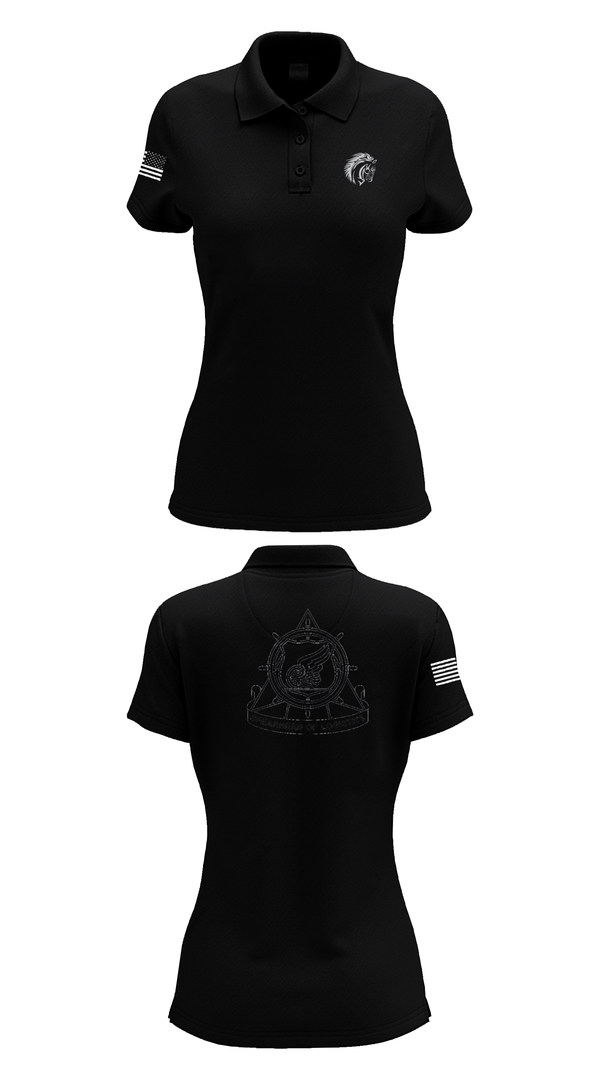 Womens Short Sleeve Performance Polo, 2112th Transportation Company, , Teamtime, Team time, sublimation, custom sports apparel, team uniforms, spirit wear, spiritwear, sports uniforms, custom shirts, team store, custom team store, fundraiser sports, apparel fundraiser