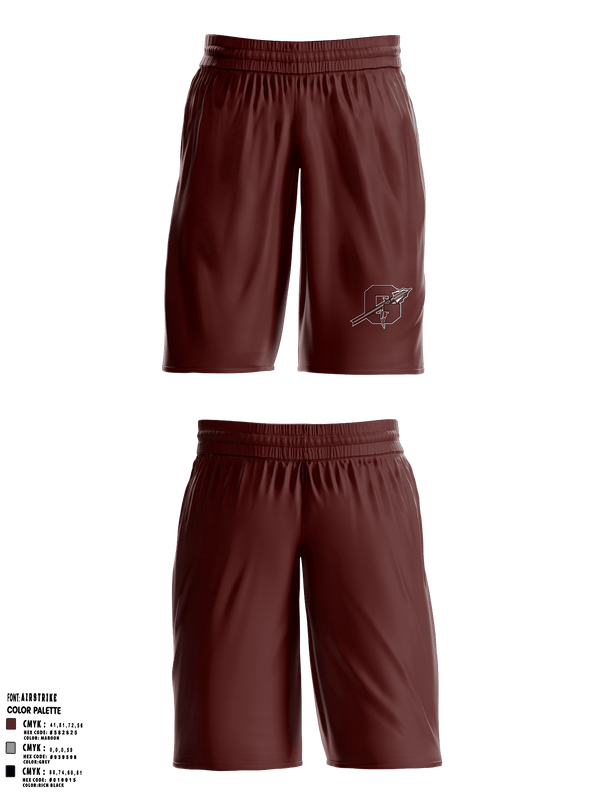 Ganado High School Basketball 15621417 Mens Basketball Shorts 5