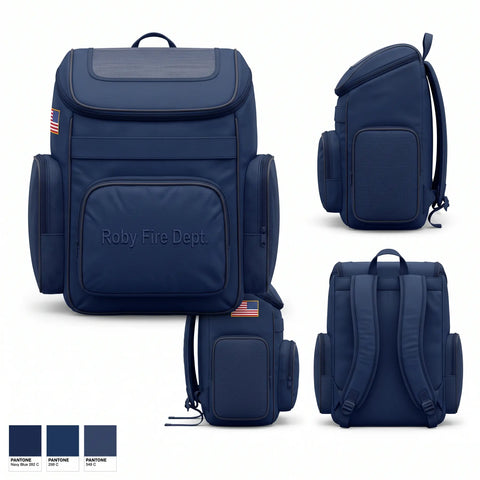 Gear Bag, Roby Fire Dept, Fire Department, Teamtime, Team time, sublimation, custom sports apparel, team uniforms, spirit wear, spiritwear, sports uniforms, custom shirts, team store, custom team store, fundraiser sports, apparel fundraiser