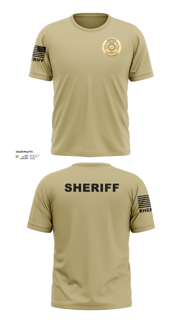 Short Sleeve Performance Shirt, Susquehanna County Sheriff, Police, Teamtime, Team time, sublimation, custom sports apparel, team uniforms, spirit wear, spiritwear, sports uniforms, custom shirts, team store, custom team store, fundraiser sports, apparel fundraiser