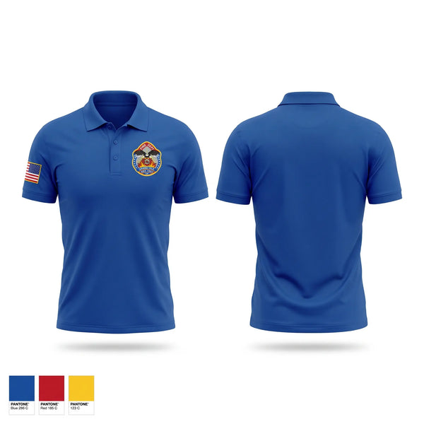 Short Sleeve Performance Polo, Grand Isle Volunteer Fire Department, Fire Department, Teamtime, Team time, sublimation, custom sports apparel, team uniforms, spirit wear, spiritwear, sports uniforms, custom shirts, team store, custom team store, fundraiser sports, apparel fundraiser