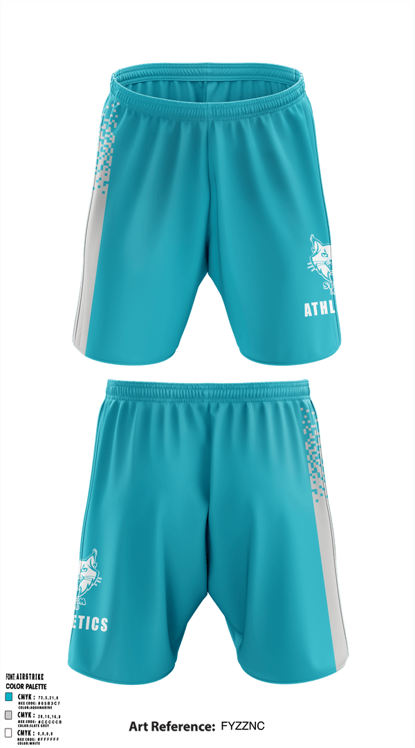 Stem Lab K-8 School 6554964 Athletic Shorts With Pockets - 1