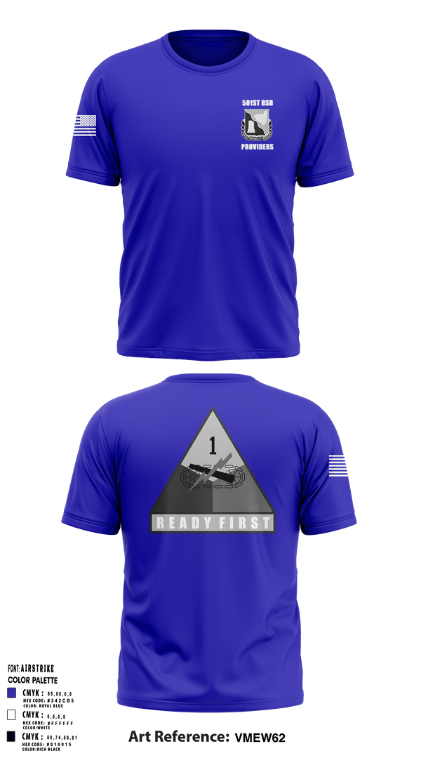 501st Brigade Support Battalion 10018881 Short Sleeve Performance Shirt - 3