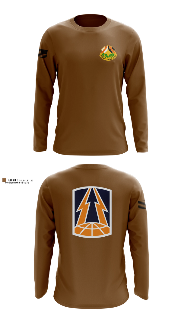 Long Sleeve Performance Shirt, 335th Signal Command (Theater), Army, Teamtime, Team time, sublimation, custom sports apparel, team uniforms, spirit wear, spiritwear, sports uniforms, custom shirts, team store, custom team store, fundraiser sports, apparel fundraiser