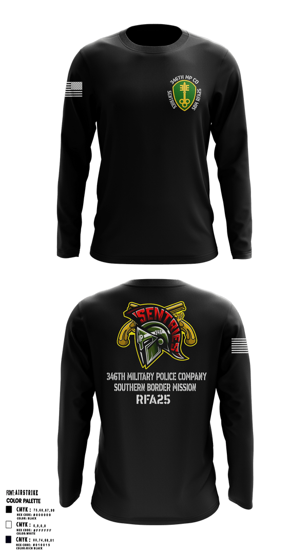 346 MP CO 9773492 Long Sleeve Performance Shirt - 3