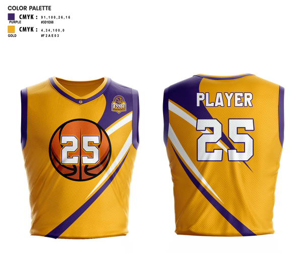 A2Zoe Basketball 60919900 Reversible Women's Basketball Jersey - 1