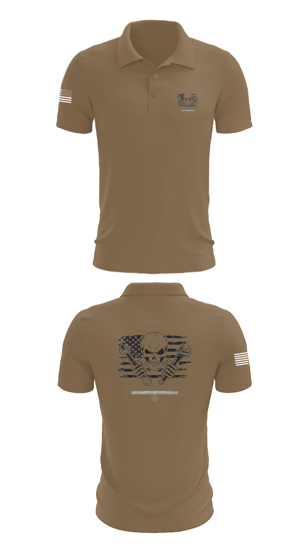 Short Sleeve Performance Polo, 1245th Transportation Company, , Teamtime, Team time, sublimation, custom sports apparel, team uniforms, spirit wear, spiritwear, sports uniforms, custom shirts, team store, custom team store, fundraiser sports, apparel fundraiser