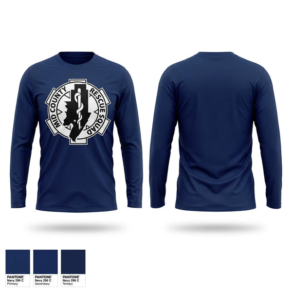 Long Sleeve Performance Shirt, Mid-County Rescue Squad, , Teamtime, Team time, sublimation, custom sports apparel, team uniforms, spirit wear, spiritwear, sports uniforms, custom shirts, team store, custom team store, fundraiser sports, apparel fundraiser