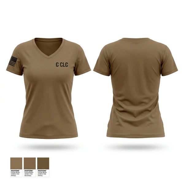 Womens Short Sleeve Vneck Shirt, C CLC, National Guard, Teamtime, Team time, sublimation, custom sports apparel, team uniforms, spirit wear, spiritwear, sports uniforms, custom shirts, team store, custom team store, fundraiser sports, apparel fundraiser