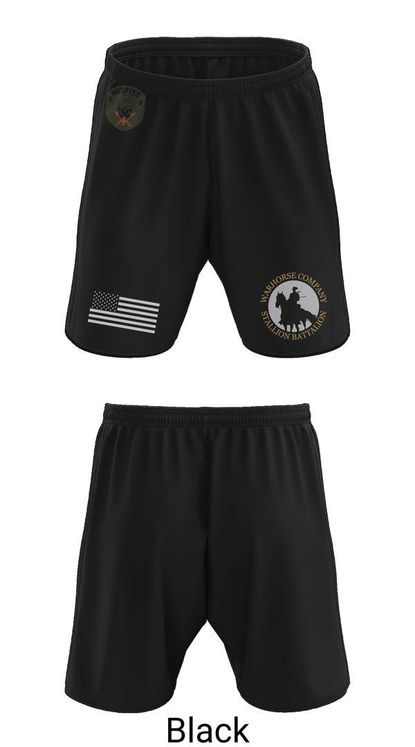 Athletic Shorts With Pockets, 2-8 Cav, HHC, Medic Platoon, , Teamtime, Team time, sublimation, custom sports apparel, team uniforms, spirit wear, spiritwear, sports uniforms, custom shirts, team store, custom team store, fundraiser sports, apparel fundraiser