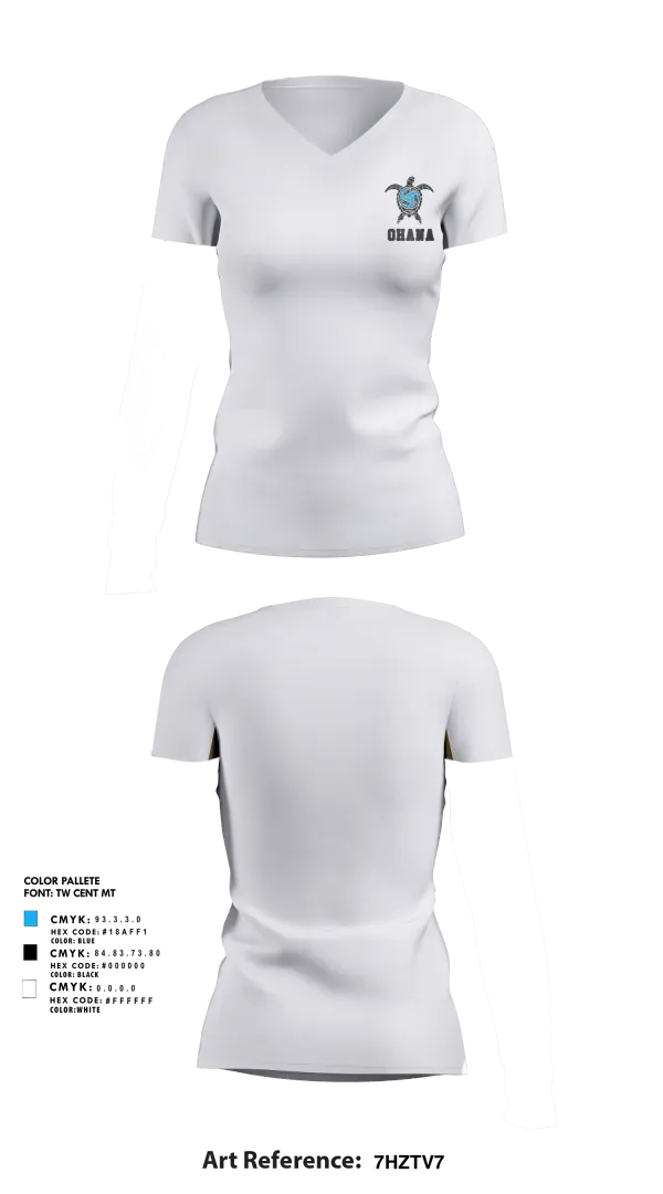 Womens Short Sleeve Vneck Shirt, Ohana Volleyball, Women's Volleyball, Teamtime, Team time, sublimation, custom sports apparel, team uniforms, spirit wear, spiritwear, sports uniforms, custom shirts, team store, custom team store, fundraiser sports, apparel fundraiser