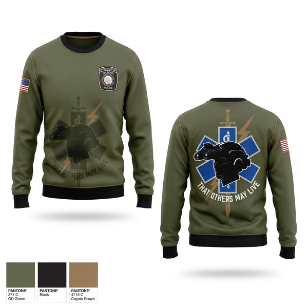Crew Neck Sweatshirt, Special Operations Unit, Police, Teamtime, Team time, sublimation, custom sports apparel, team uniforms, spirit wear, spiritwear, sports uniforms, custom shirts, team store, custom team store, fundraiser sports, apparel fundraiser