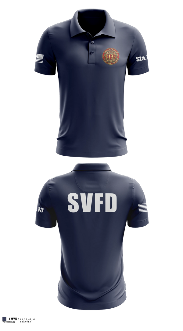 Short Sleeve Performance Polo, Salineville fire department, Fire Department, Teamtime, Team time, sublimation, custom sports apparel, team uniforms, spirit wear, spiritwear, sports uniforms, custom shirts, team store, custom team store, fundraiser sports, apparel fundraiser