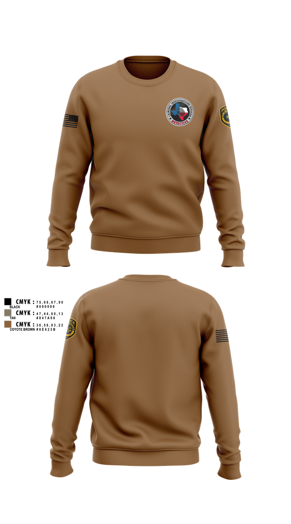 Crew Neck Sweatshirt, Robstown Police Department, Police, Teamtime, Team time, sublimation, custom sports apparel, team uniforms, spirit wear, spiritwear, sports uniforms, custom shirts, team store, custom team store, fundraiser sports, apparel fundraiser