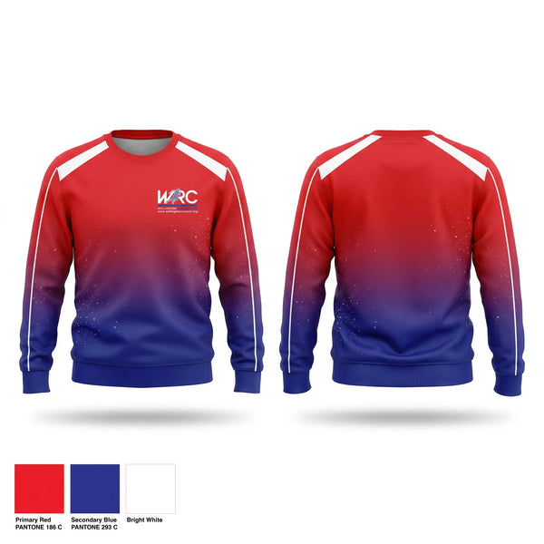 Crew Neck Sweatshirt, Wellington Runners Club, Spirit Store, Teamtime, Team time, sublimation, custom sports apparel, team uniforms, spirit wear, spiritwear, sports uniforms, custom shirts, team store, custom team store, fundraiser sports, apparel fundraiser