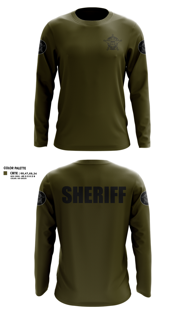 Long Sleeve Performance Shirt, Bartow County Sheriff’s Office, Police, Teamtime, Team time, sublimation, custom sports apparel, team uniforms, spirit wear, spiritwear, sports uniforms, custom shirts, team store, custom team store, fundraiser sports, apparel fundraiser