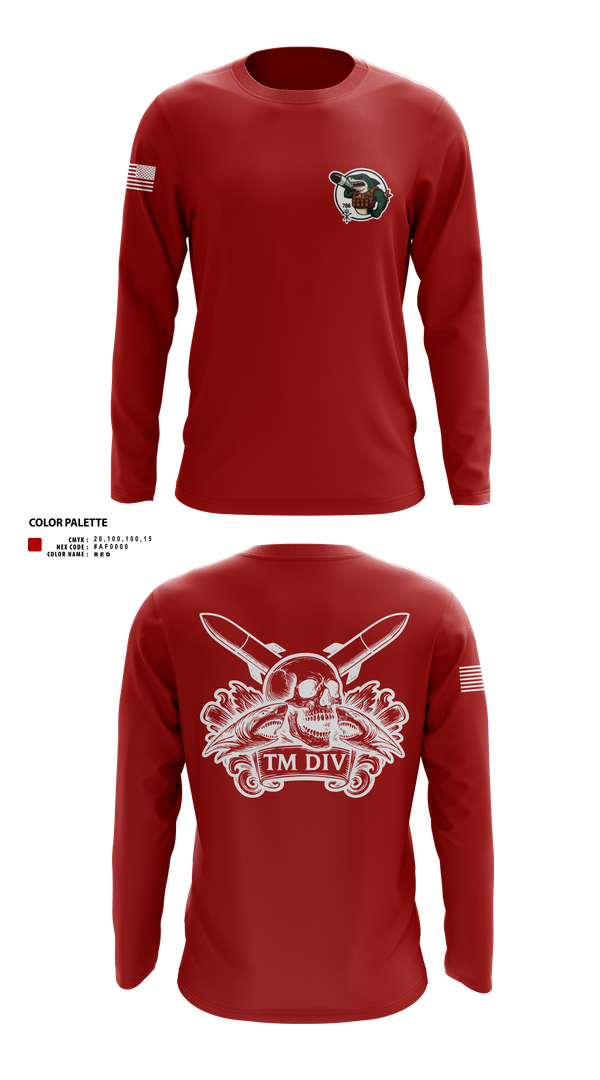 Long Sleeve Performance Shirt, USS Illinois (SSN 786), , Teamtime, Team time, sublimation, custom sports apparel, team uniforms, spirit wear, spiritwear, sports uniforms, custom shirts, team store, custom team store, fundraiser sports, apparel fundraiser
