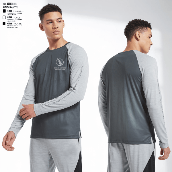 Colorado Lightning Basketball Club 24894382 Long Sleeve Performance Shirt 2
