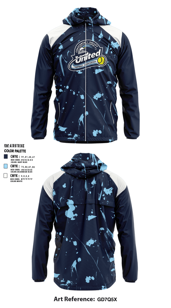 CV United Softball 25581706 Windbreaker - 1