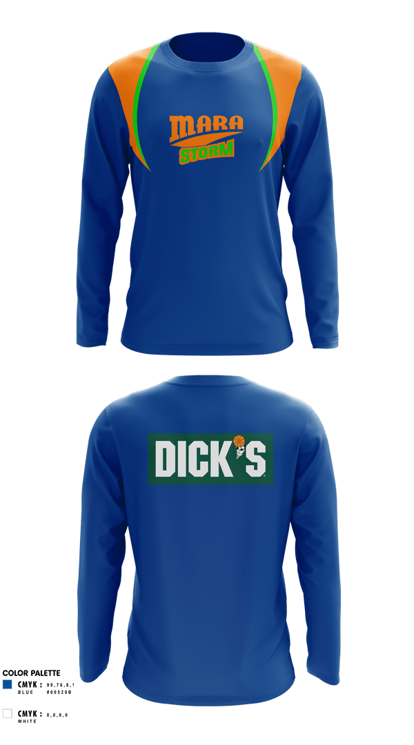 Mara Track & Field Long Sleeve Performance Shirt - 6